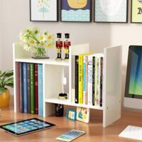 Kệ sách để bàn HT003  - Trắng - Ván dày 12mm
