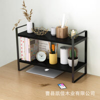Kệ sách để bàn Kệ sắt rèn phòng ngủ đơn giản nhỏ Kệ văn phòng để bàn đựng đồ phòng khách tủ sách nổi tiếng trên mạng K7VG