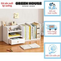 Kệ sách để bàn làm việc có ngăn kéo, thương hiệu GREEN HOUSE - GR262