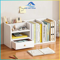 Kệ sách để bàn làm việc có ngăn kéo , thương hiệu HUNA - HN262