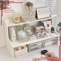 Kệ sách để bàn mini , giá để sách lắp ghép chất liệu gỗ nhựa thiết kế hiện đại đơn giản dễ dàng lắp ráp