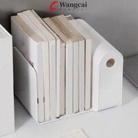 Kệ sách để bàn WANCGAI, Kệ sách bằng nhựa tách đơn giản dung tích lớn có ngăn kéo, Đế chống trượt đa chức năng Tiết kiệm không gian Kéo ra tài liệu đứng ký túc xá