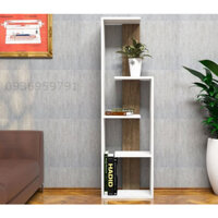 Kệ Sách Đứng Đặt Sàn Đa Năng, Kệ Gỗ Trang Trí Giá Rẻ tháo lắp dễ dàng, gỗ công nghiệp chống ẩm cao cấp dày 17mm