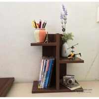 Kệ sách đứng để bàn hình cây