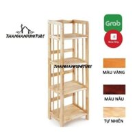 KỆ SÁCH GỖ 4 TẦNG CÁC LOẠI 47WOOD