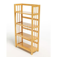 Kệ sách gỗ 4 tầng rộng 50cm cao 120cm để đồ