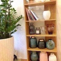 Kệ sách gỗ 5 tầng kệ góc tường đa dụng , giá tốt nhất 2023