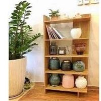 Kệ sách gỗ 5 tầng - kệ góc tường đa dụng - gỗ MDF 12 ly. ĐTBX