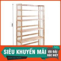 Kệ Sách Gỗ 5 Tầng Ngang 65cm Gỗ Thông Tự Nhiên Không Mối Mọt - Nội Thất T-HOUSE
