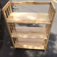 kệ sách gỗ 60cm - 3 tầng