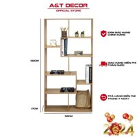 Kệ sách gỗ chữ U, kệ gỗ thông minh đa năng chất gỗ MDF dày 12mm