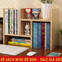 Kệ Sách Gỗ Đa Năng Để Bàn🆓Miễn Phi Ship🆓 Giá Để Sách Gỗ Tự Nhiên - Kệ Sách Mini