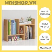 KỆ SÁCH GỖ ĐỂ BÀN LẮP GHÉP - GỖ MDF