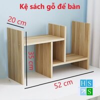 Kệ sách gỗ để bàn mini-kệ đa năng KHOBUONHONAM168