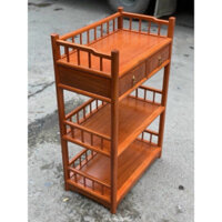 Kệ sách gỗ hương kệ bày đồ gỗ tủ đựng đồ tử sách trang trí nhà cửa cao 90 ngang 56 sâu 36cm