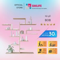 Kệ sách gỗ lắp ghép giá rẻ SMLIFE Bob
