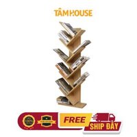 Kệ sách hình cây 9 tầng thiết kế hiện đại Tâm House K96