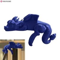 Kệ sách hình rồng ngủ NBANLIKE, Đồ trang trí rồng ngủ bằng nhựa, Kệ sách giả tưởng 3D in hình rồng ngộ nghĩnh