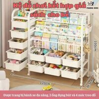 Kệ sách kệ đựng đồ chơi cho bé kệ montessori kệ đa năng trang trí phòng decor phòng gọn gàng tiết kiệm không gian