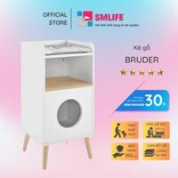 Kệ sách, kệ trang trí gỗ hiện đại SMLIFE Bruder  Gỗ MDF dày 17mm chống ẩm  D40xR40xC85cm