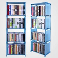 Kệ Sách Lắp Ghép 4 Tầng Khung Inox 4 Tầng, Chắc Chắn, Bền Đẹp