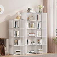 Kệ Sách Lắp Ghép Tiện Lợi, Giá Sách 4 -10 Ô