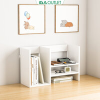 Kệ sách mini để bàn làm việc gỗ mdf  phủ melamin chống xước IGA - GP262