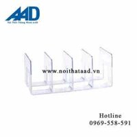 Kệ sách mini để bàn làm việc bằng nhựa màu trong suốt rẻ 2024