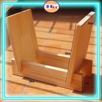 Kệ sách mini để bàn,Giá sách bằng gỗ thông tự nhiên - kệ dọc