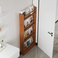 ✹◎℡Kệ sách nhỏ sau cánh cửa, kệ báo siêu mỏng, kệ đựng tạp chí sách tranh trẻ em