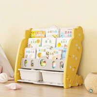 Kệ sách nhựa cho bé Babyviva hình Cà Rốt