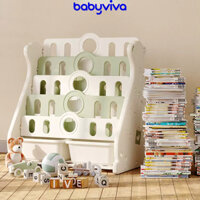 Kệ sách nhựa cho bé Babyviva mẫu Polar Bear