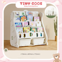 Kệ Sách Nhựa Cho Bé Babyviva Mẫu Polar Bear Chất Liệu: Nhựa Hdpe Cao Cấp Không Mùi, Không Màu Kích Thước D71Xs40Xc78 C