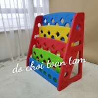 Kệ Sách Nhựa Cho Bé - Gọn Nhẹ, Dễ Dàng Lắp Đặt, Mẫu Mã Đáng Yêu