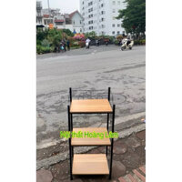 Kệ sách sắt 3 tầng dài 40cm ( HOẢ TỐC 1 GIỜ)