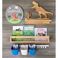 KỆ SÁCH THANH NGANG MÀU GỖ 60 cm XYZDECOR