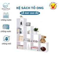 Kệ Sách Trang Trí, Kệ Gỗ Tổ Ong Lắp Ghép Nhiều Tầng Tùy Ý