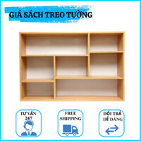 Kệ Sách Treo Tường Bằng Gỗ MDF