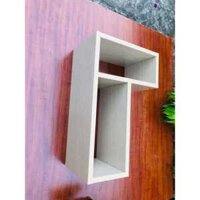kệ sách treo tường chữ L đa năng , decor treo tường phòng ngủ , phòng khách  (màu gỗ)