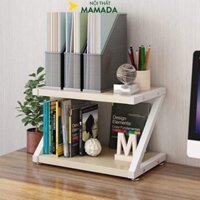 Kệ sách treo tường giá sách gỗ để bàn chữ Z MAMADA KSZ