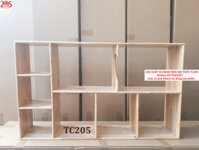 KỆ SÁCH TREO TƯỜNG  GỖ TỰ NHIÊN DÀI 100CM - TỰ NHIÊN