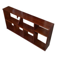 KỆ SÁCH TREO TƯỜNG  GỖ TỰ NHIÊN DÀI 100CM - NÂU ĐỎ