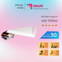 Kệ sách treo tường xéo X50 - Trắng