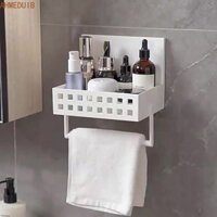 Kệ sắp xếp nhà bếp AHMEDUIB, Kệ treo tủ lạnh, Giá đựng gia vị ổn định Giỏ đựng đồ gia vị bằng nhựa màu trắng Giỏ đựng đồ gia dụng