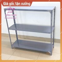 Kệ sắt 2,3,4,5 tầng rộng 0,3m x dài 0,6m x cao 1-1,2-1,5m V lỗ đa năng lắp ghép đựng đồ