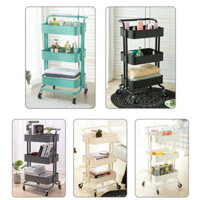 KỆ SẮT 3 TẦNG CÓ BÁNH XE