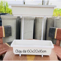 Kệ sắt 3 tầng trồng cây, Chậu hàng rào Composite, chậu dài trồng rau hoa ban công chung cư, hiện đại tiết kiệm diện tích