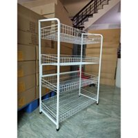 Kệ sắt 4 tầng đa năng, giá kệ siêu thị, tạp hóa, kệ sơn tĩnh điện siêu chắc chắn KT 120*80*40cm