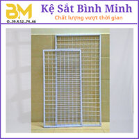 Kệ Sắt Bình Minh - Khung lưới bo viền treo phụ kiện trang trí , lắp vào kệ siêu thị , kệ tạp hóa , bo viền cứng cáp