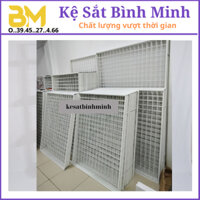 Kệ Sắt Bình Minh - Khung lưới bo viền treo phụ kiện trang trí , lắp vào kệ siêu thị ,bo viền cứng cáp hàng loại 1
